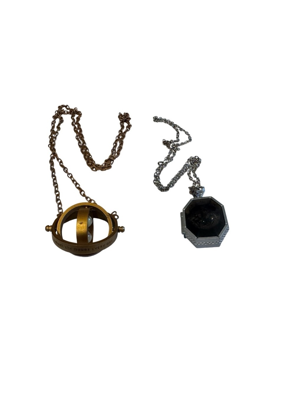 Harry Potter Time Turner and Slytherin’s Locket Horcrux Costume Jewelry